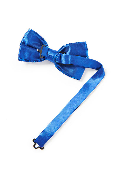 Royal Blue Glitter Bow Tie and Hair Bow Cobalt Blue Glitter 