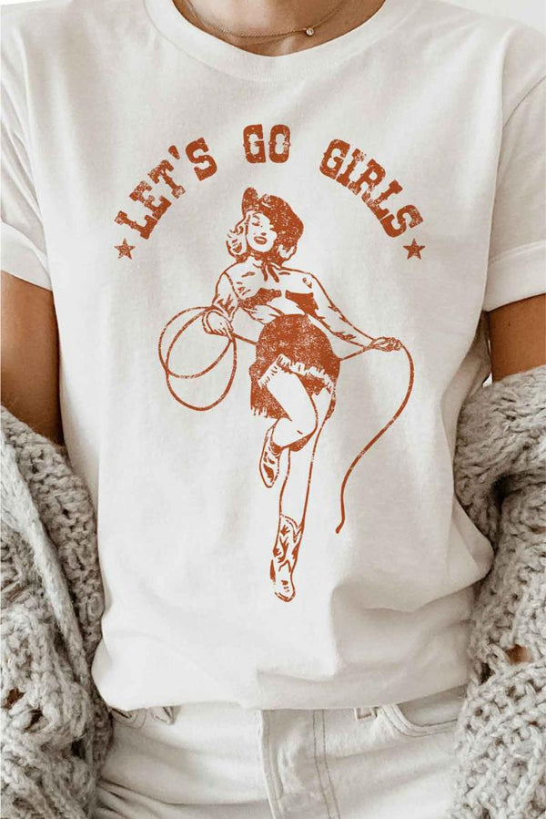 Let's Go Girls Graphic Rodeo Tee