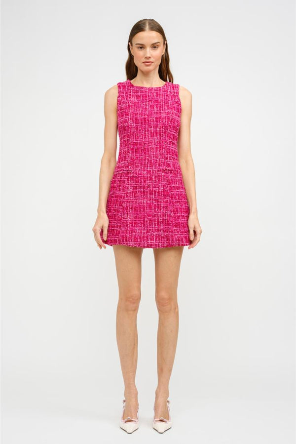 Fiona Tweed Fuchsia Shift Dress