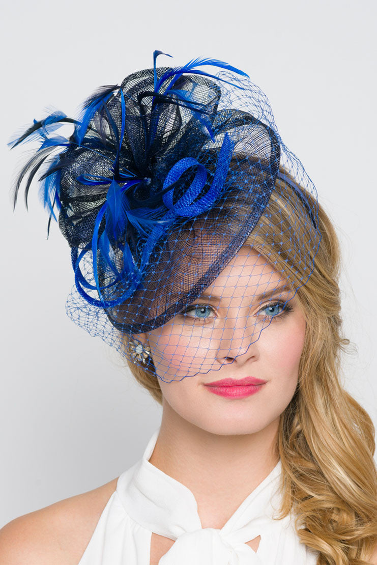 Custom Order for RB- Light Blue Fascinator hotsell Hat