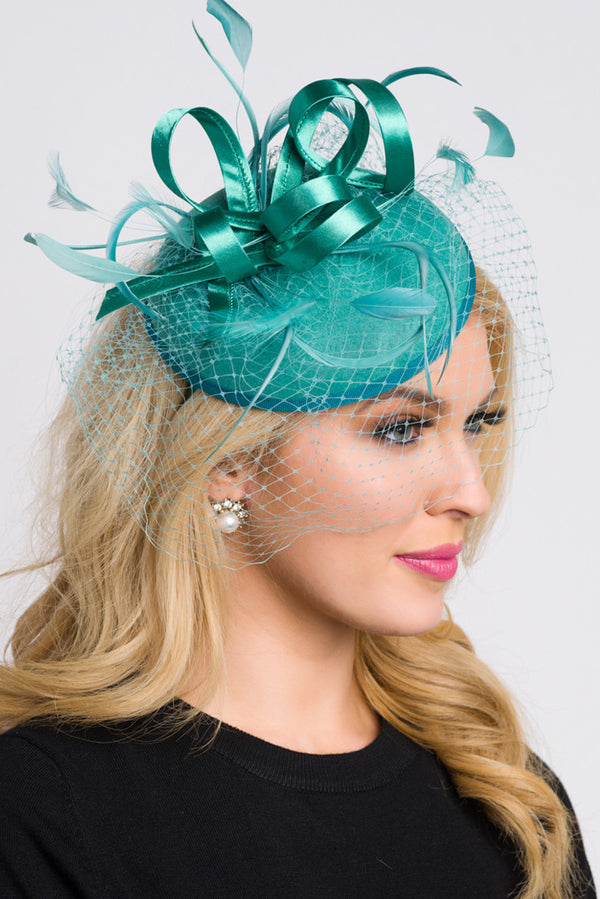 Emerald Green Fascinator