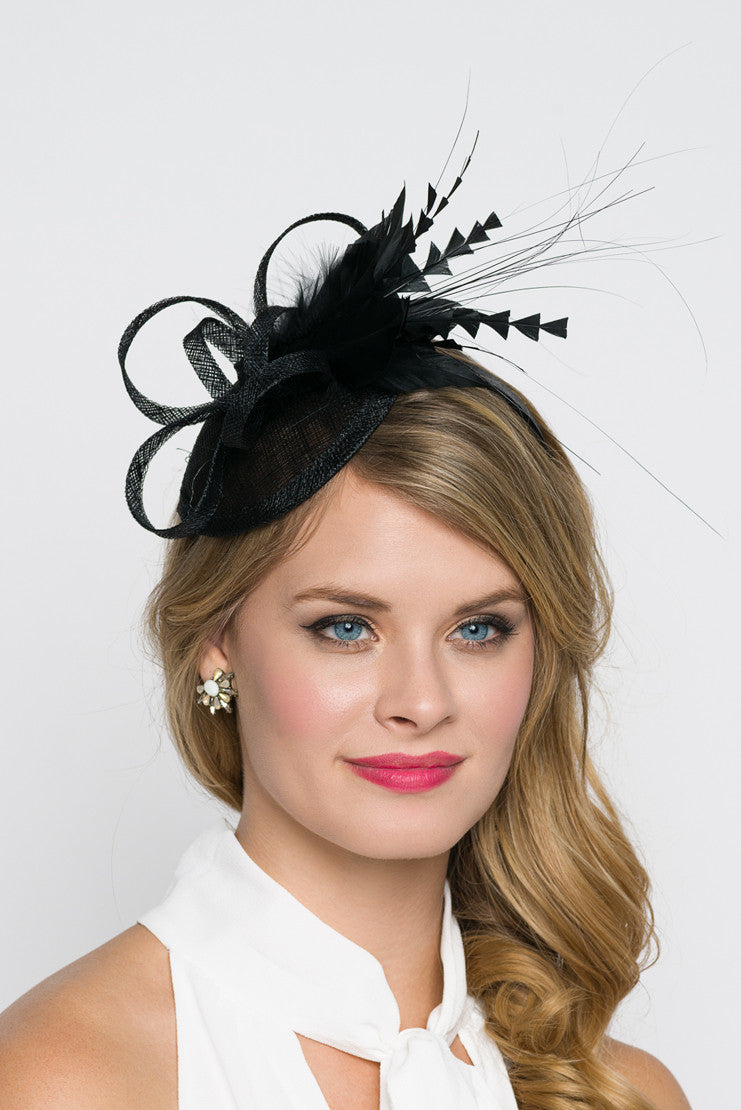 Black Fascinator