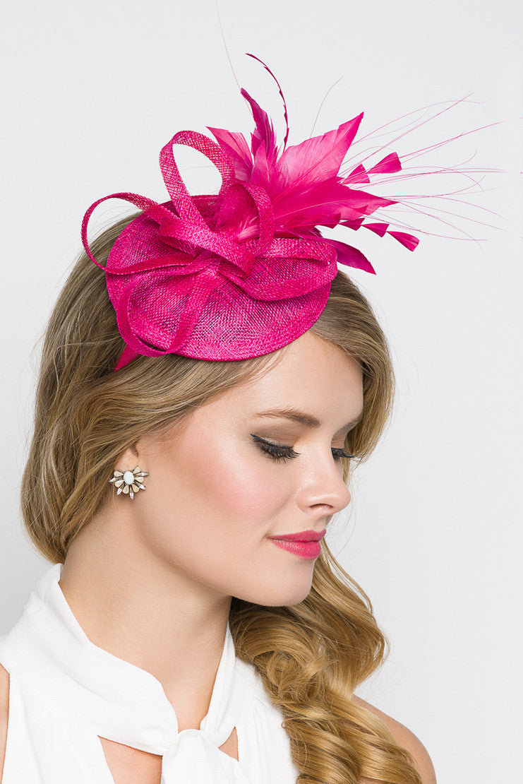 Hot Pink Fascinator