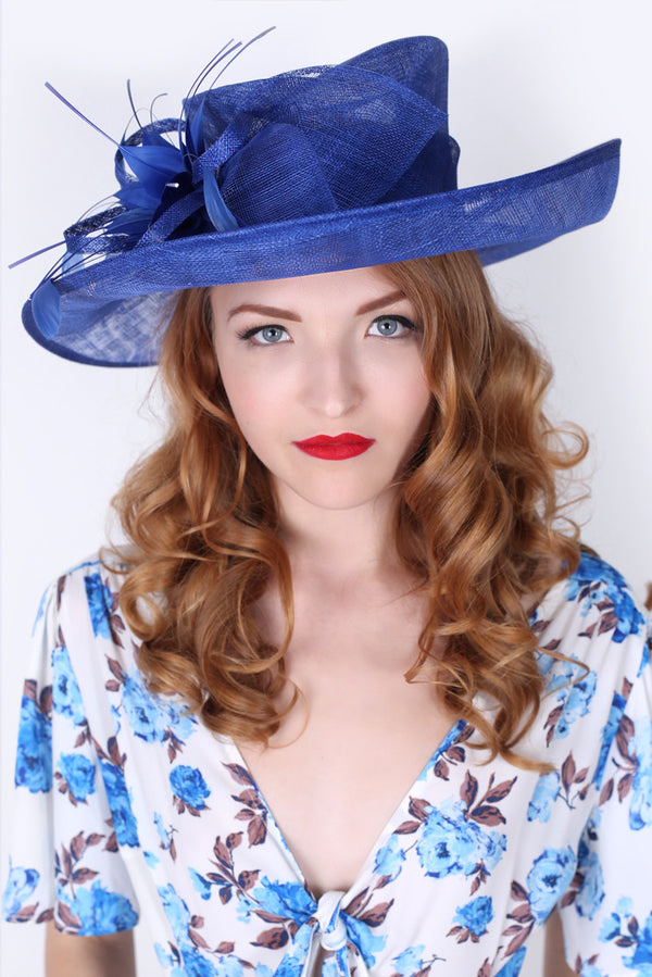 Royal Blue Sun Hat